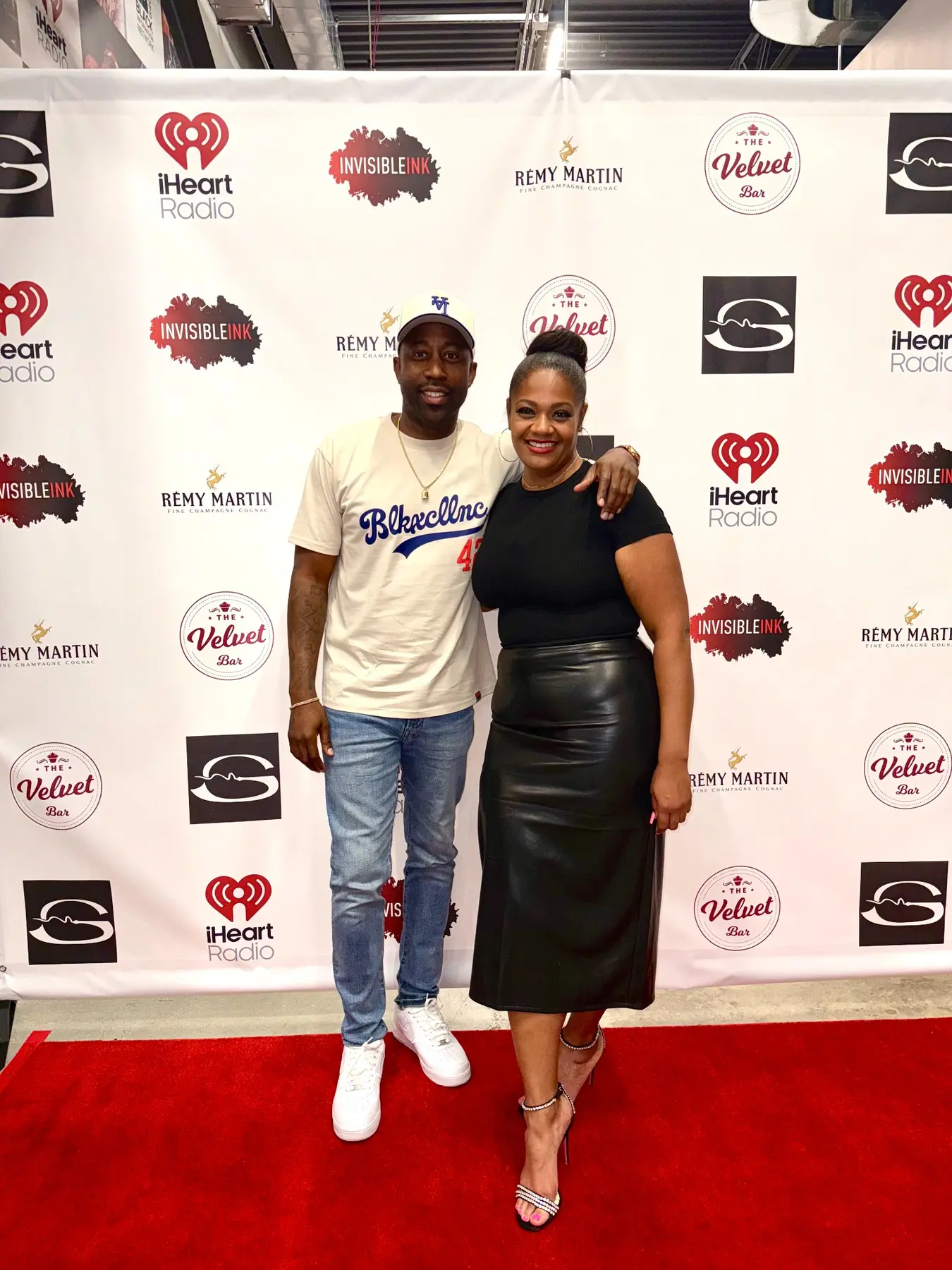 Carmen Simmons with iHeartRadio DJ Loui Vee