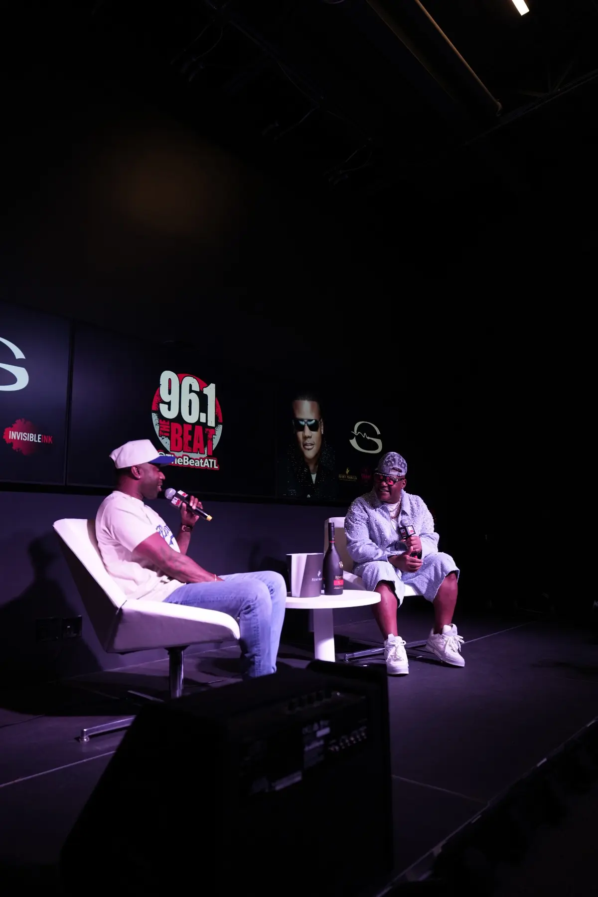 Live media conversation on stage